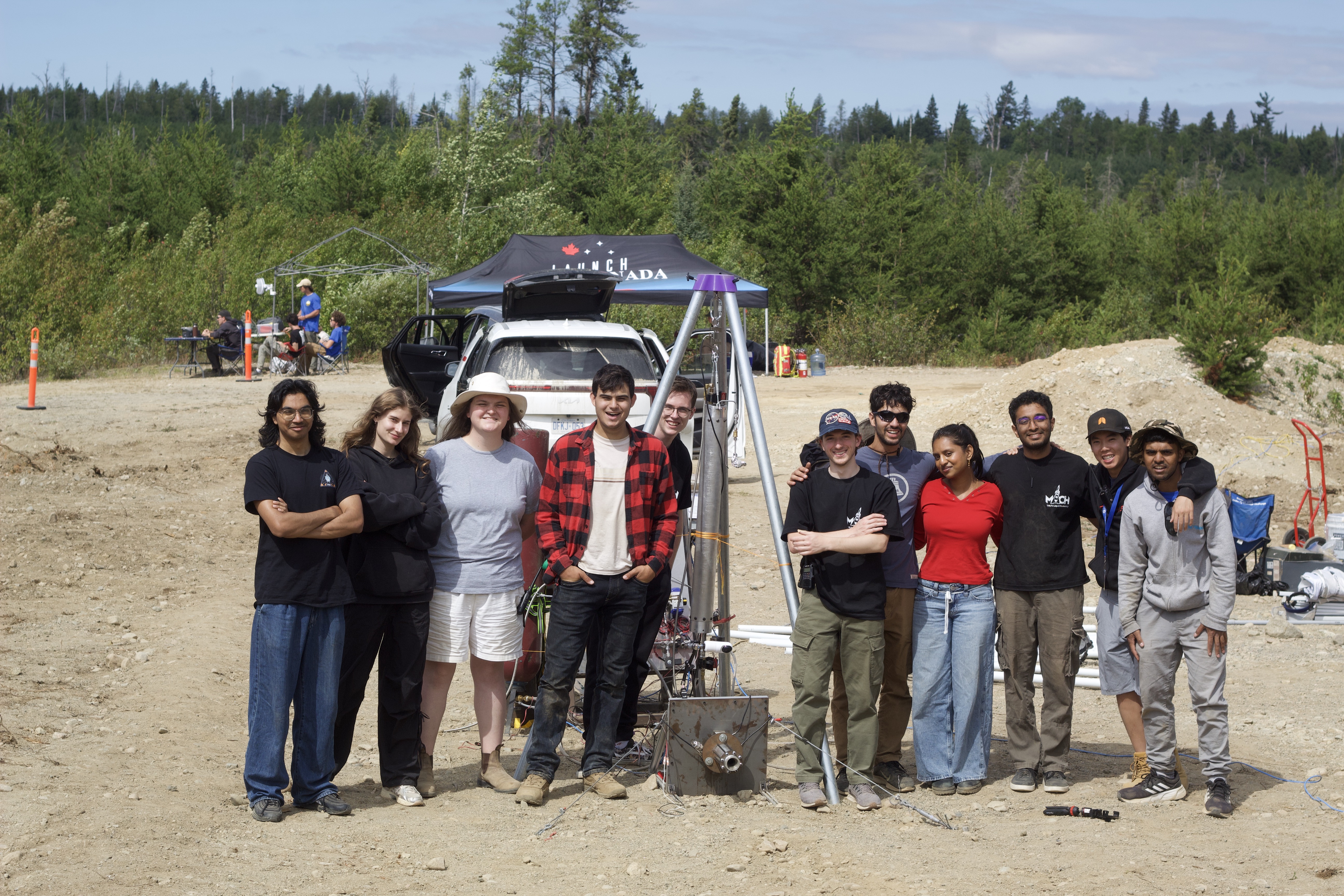 SPRINT Team at Hot Fire Test