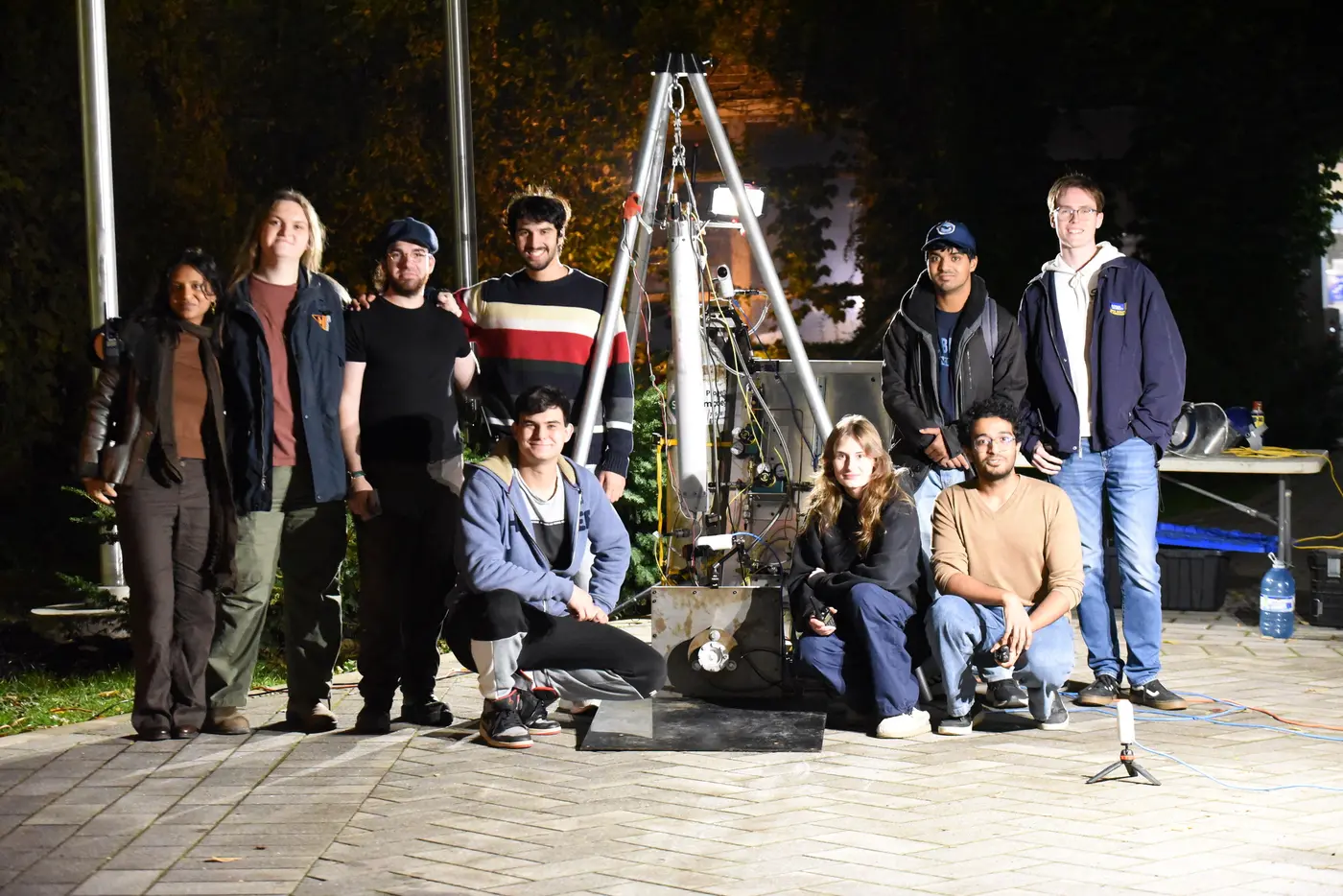 SPRINT team at the November 7th, 2025 cold flow test
