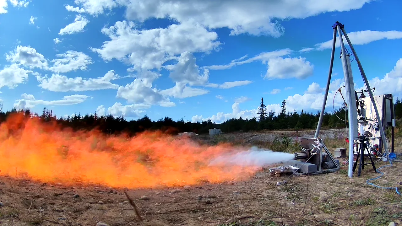 Seraphina firing during the August 20 relight test