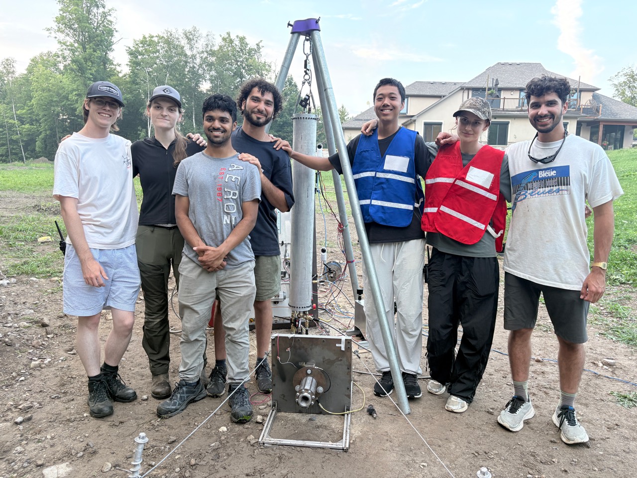 Seraphina Hot Fire Test team photo