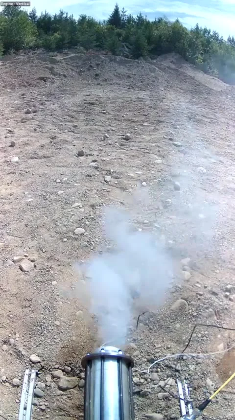SPRINT engine firing on August 22, 2025