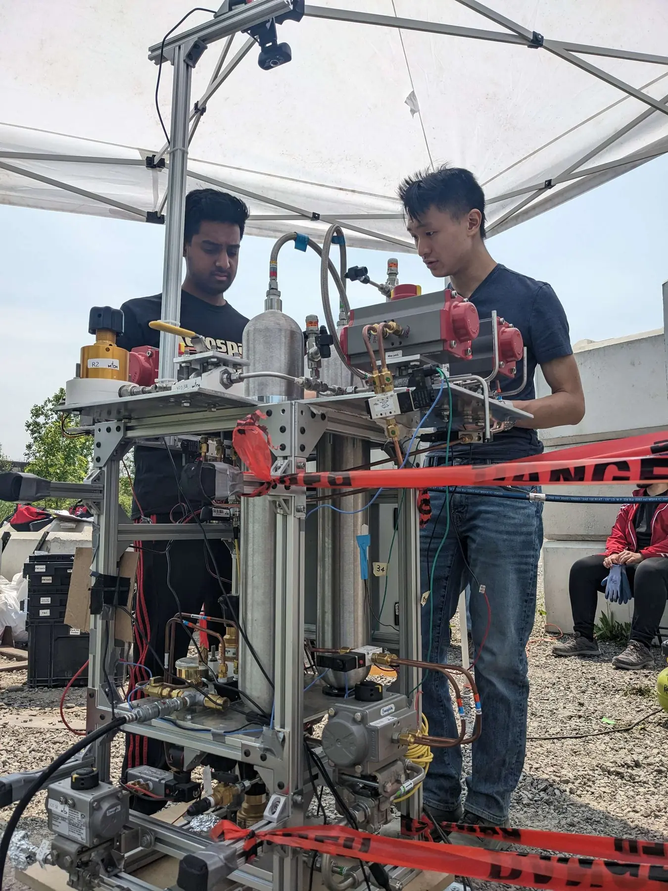 MACH working on Spender during the June 2023 test